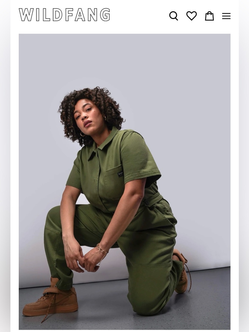 WILDFANG The Essential High Waisted Coveralls in Teal , 3X